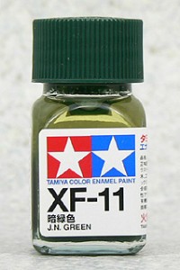 TAMIYA 琺瑯系油性漆 10ml 暗綠色 日本軍機色